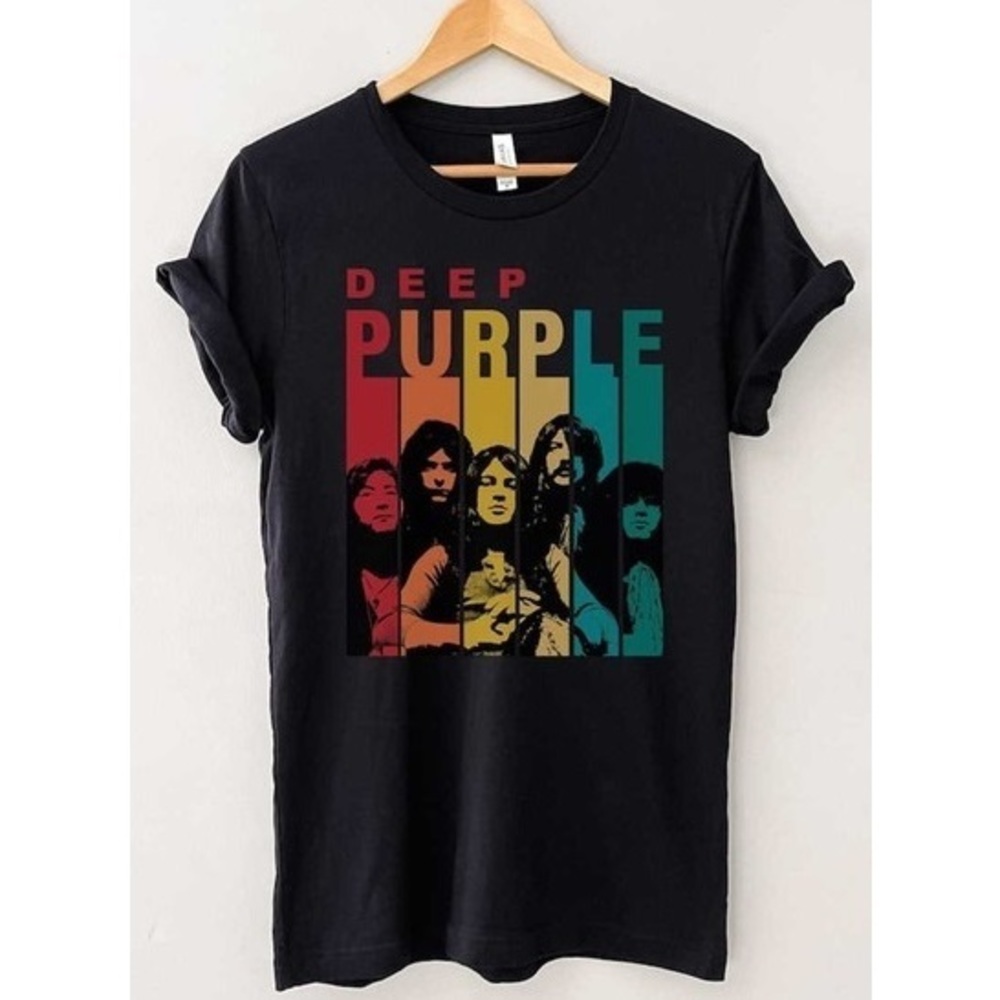 Deep Purple Retro Vintage T-Shirt, Deep Purple Band Shirt, Music Shirt